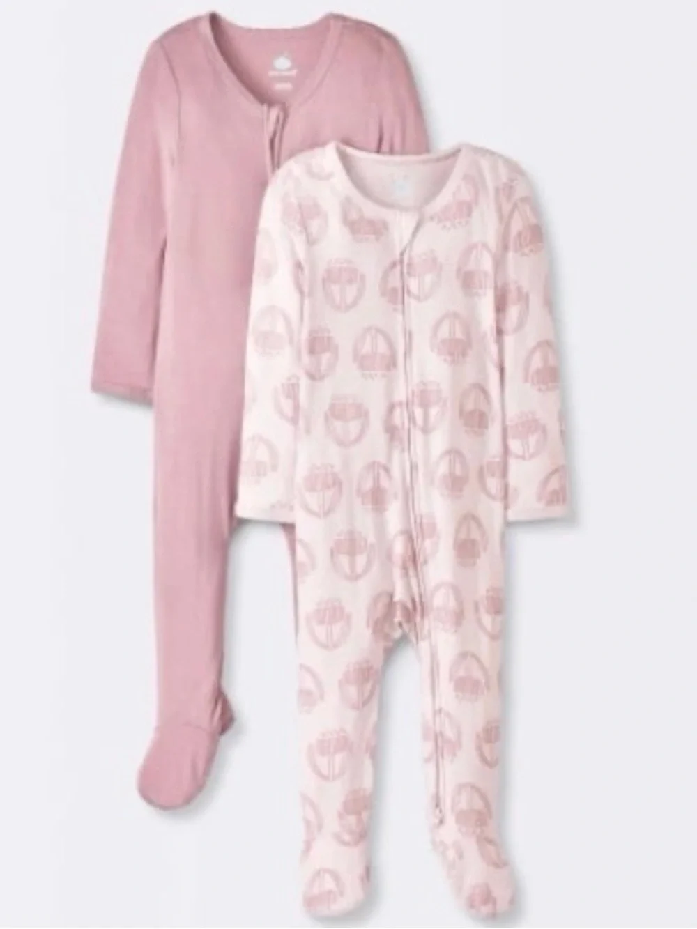 Baby 2pk Floral So Very Soft Modal Blend Sleep N' Play Cloud Island 6-9 m